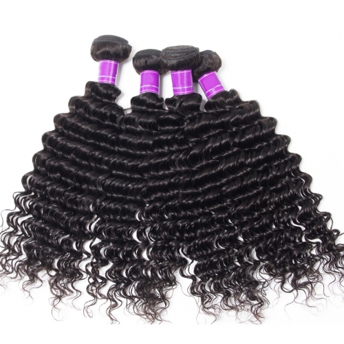 4 Bundle Deal Deep Wave Human Virgin Hair