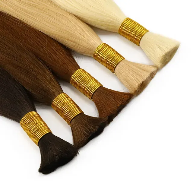 Top Quality Hair Bulk Unprocessed Virgin Hair  1-3 years Duration Braiding Hair Extensions