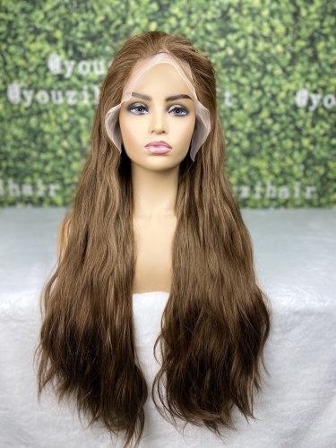 Youzi Customized Unprocessed Russian Human Hair Wig Jewish Wig 100% Thickness 13*6 Kosher Wigs for White Women